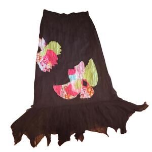 PER UNA Vintage Appliqué Skirt US Size 4 / UK Size 8 Perfect pre-owned condition